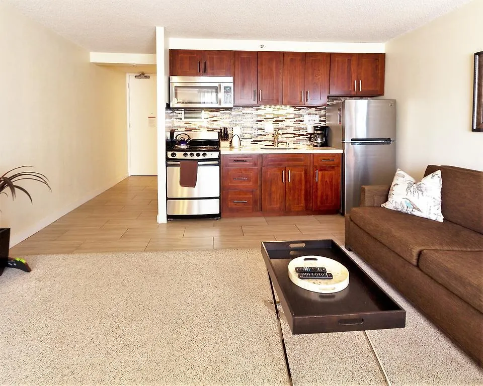 Waikiki Place Studios At The Marine Surf Waikiki Honolulu Apartmán