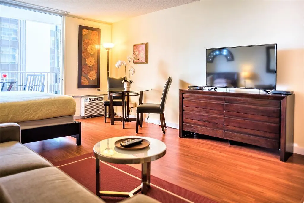 Apartmán Waikiki Place Studios At The Marine Surf Waikiki Honolulu